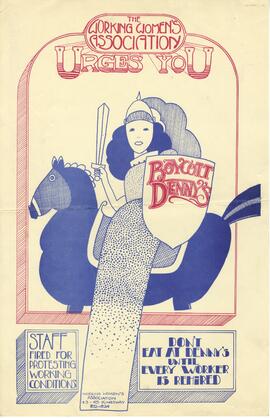 The Working Women’s Association urges you: Boycott Denny’s