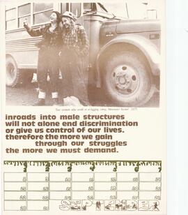Inroads into male structures will not alone end discrimination or give us control of our lives.  ...