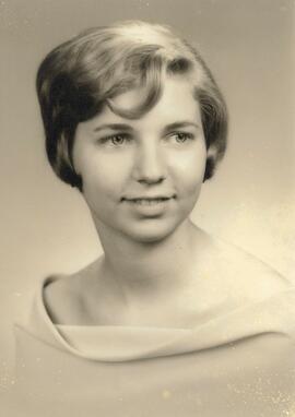 Nancy Lee Adamson portrait. High School Graduation