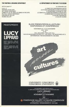 Art and Culture presents Lucy Lippard: slide presentation and lecture