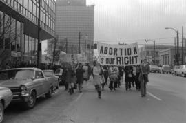 Vancouver Women's Caucus abortion rights march view 17