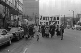 Vancouver Women's Caucus abortion rights march view 18