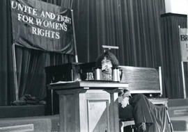 IWD 1978, Rally Convocation Hall, Deirdre Gallagher