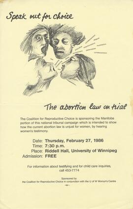 Speak out for Choice: The Abortion law on trial
