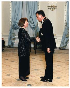 Governor Ramon John Hnatyshyn and Monique Frize