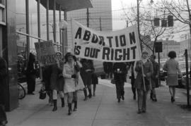 Vancouver Women's Caucus abortion rights march view 14