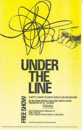 Under the Line: A witty, down to earth look at life on welfare